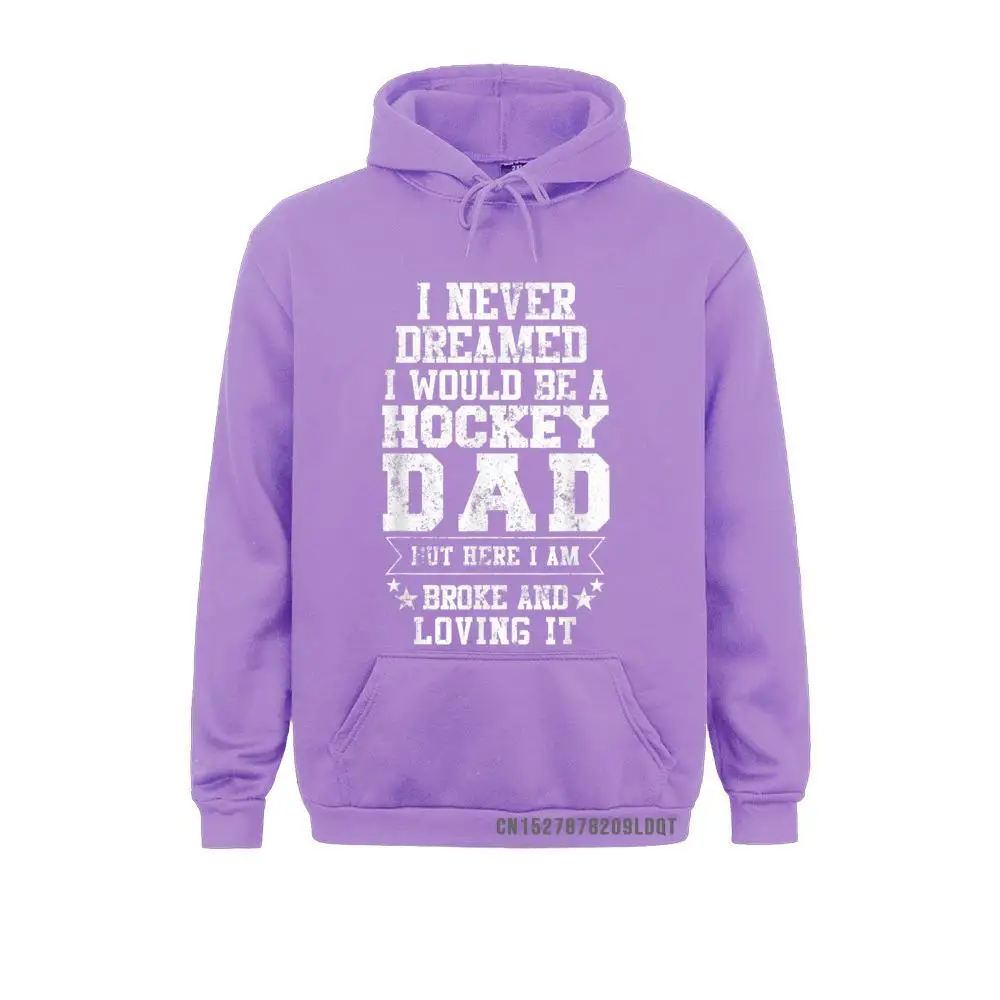 Fitted Men's Hoodies Hockey Dad T-Shirt Funny Father's Day Tee Shirt Dads Gift__B13191 Sweatshirts  Long Sleeve Hoods Classic Hockey Dad T-Shirt Funny Father's Day Tee Shirt Dads Gift__B13191purple