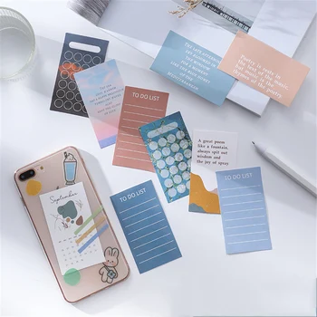

20 Sheets 2021 Calendar Lomo Cards 365 Days Planner To Do List Notepad DIY Scrapbooking Paper Cards School Supplies Stationery