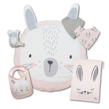 

sallybaby Explosion-style Floor Mat European And American Rabbit Printed Cotton Children's Crawling Mat Game Pad Children's Home