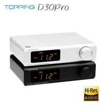 TOPPING D30pro 4×CS43198 DAC XU208 DSD256 & PCM384kHz Hi-Res Decoder D30 PRO Preamplifier Function with Remote Control