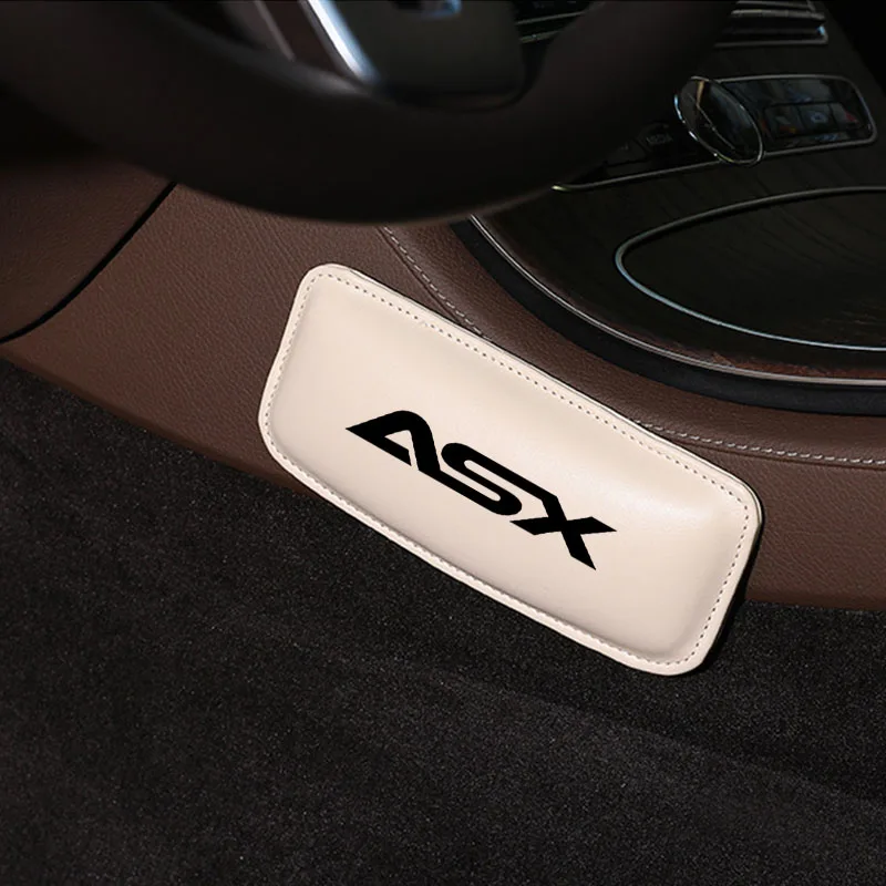 Подушка для ног, автомобильный наколенник, подлокотник для Mitsubishi AsX OutLANDER, аксессуары для салона автомобиля - Название цвета: BEIGE black