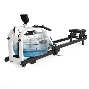 

Household Intelligent Rowing Machine Commercial Water Resistance Rowing Machine Aerobic Fitness Equipment Gym Machine for Home