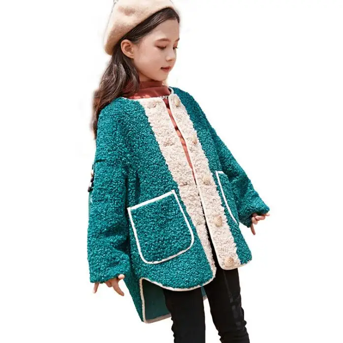  Rainy Winter Girls Fur Coat Elegant Baby Girl Faux Fur Jackets And Coats Thick Warm Parka Kids Bout