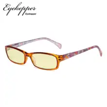 TMCGT1803 пипетка синий светильник, блокирующие очки для чтения, женские с желтым фильтром, линзы-дамские, с узором, для чтения компьютеров