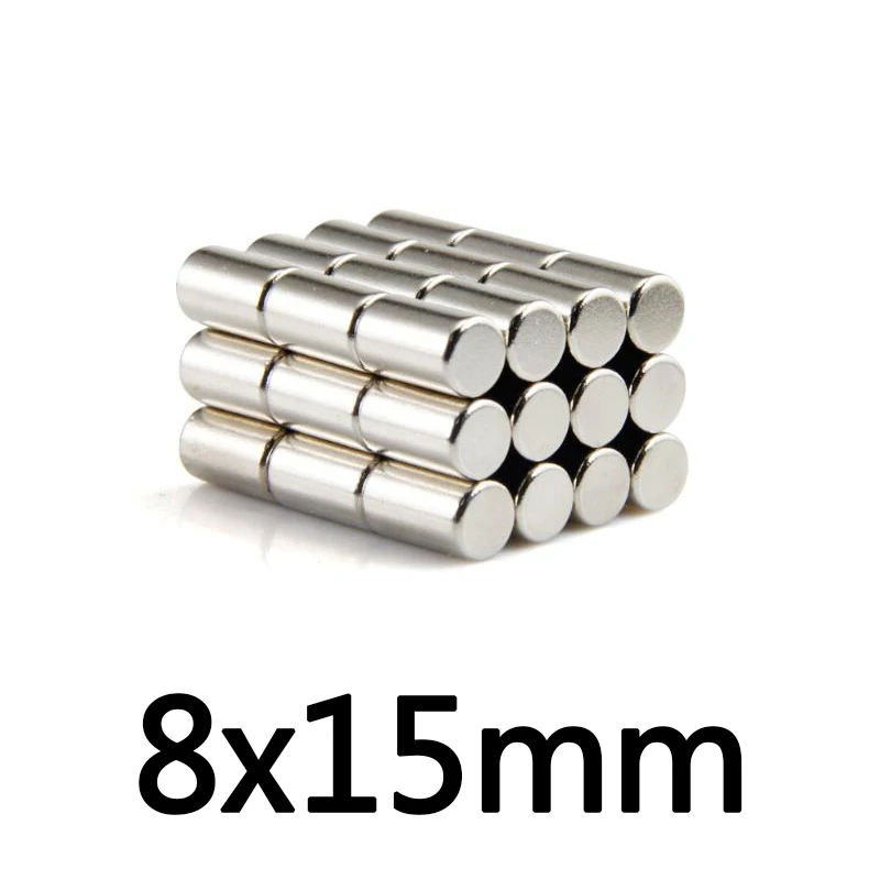 5/10/20pcs 8x15 Mm Super Powerful Strong 8mmx15mm Thick
