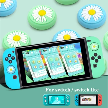 

Nintend Switch Thumstick Grips Enhanced Rubber Analog Caps JoyCon Protective Button Cover Case For NintendoSwitch /Switch Lite