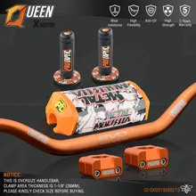 Руль для Pro Taper Pack Bar 1-1/" 6 дней Fatbar Колодки Ручки Pit Pro Racing Dirt Pit Bike мотоцикл с адаптер cnc