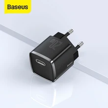 Baseus USB Type C Charger 20W Portable USB C Charger Support Type C PD Fast Charging For iPhone 12 Pro Max 11 Mini 8 Plus