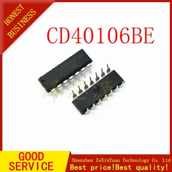 

10PCS/LOT CD40106BE CD40106 40106BE 40106 DIP14