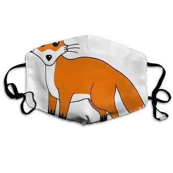 

Dustproof Washable Reusable Elegant Cartoon Fox Mouth Cover Mask Respirator Germ Protective Warm Windproof Mask