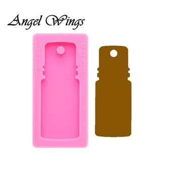 

Shiny keychains tumbler mold bottle Silicone Molds DIY Jewelry keychain mould Epoxy Resin Mold Custom DY0190