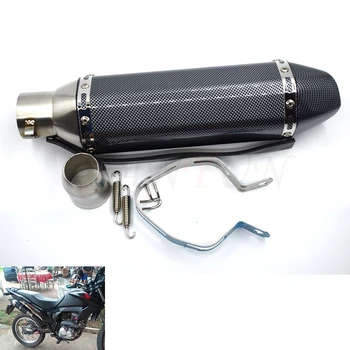 

Universal 36-51mm Motorcycle Exhaust Pipe Muffler Scooter Escape Moto For Yamaha FZ6 FAZER FZ6R FZ8 FZ1 FAZER XJ6 MT-07 FZ-07