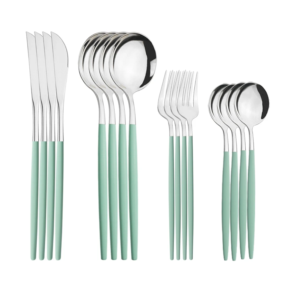 Mint Green Silver