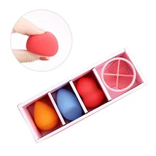 3+ 1 Мини пуховка для макияжа Смешанная губка-тыква набор сухой и влажный макияж губка Красота Инструменты Тыква красота набор яиц для массажа