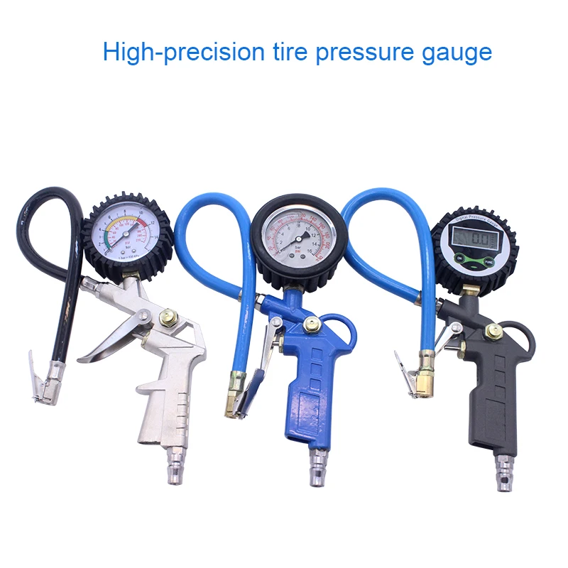 Auto Manômetro de Pneu para Carro Motocicleta Suv Bombas Inflator Ferramentas de Reparo de Pneus tipo de Arma para Compressor de ar Durável