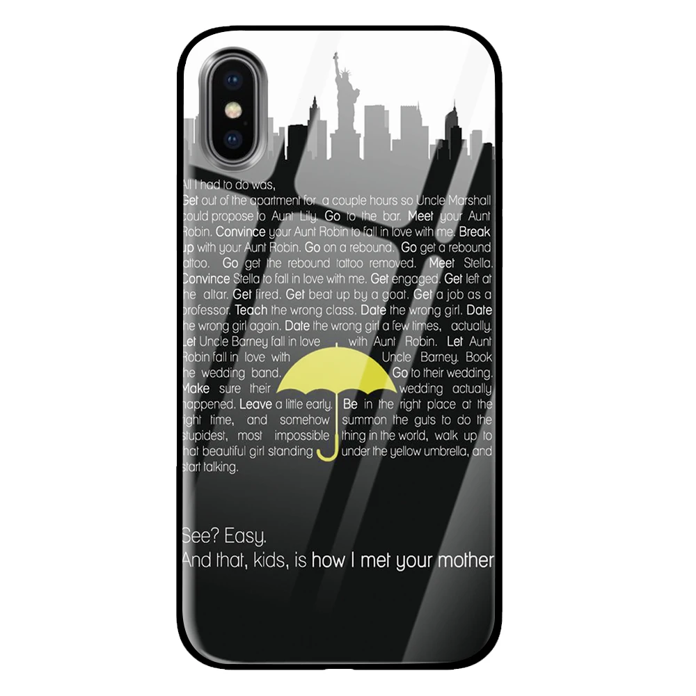 6 Яркие Зонты из закаленного стекла чехлы для телефонов iPhone 5 5S SE 6 6s 7 8 Plus X XS Max XR задняя крышка - Цвет: 6