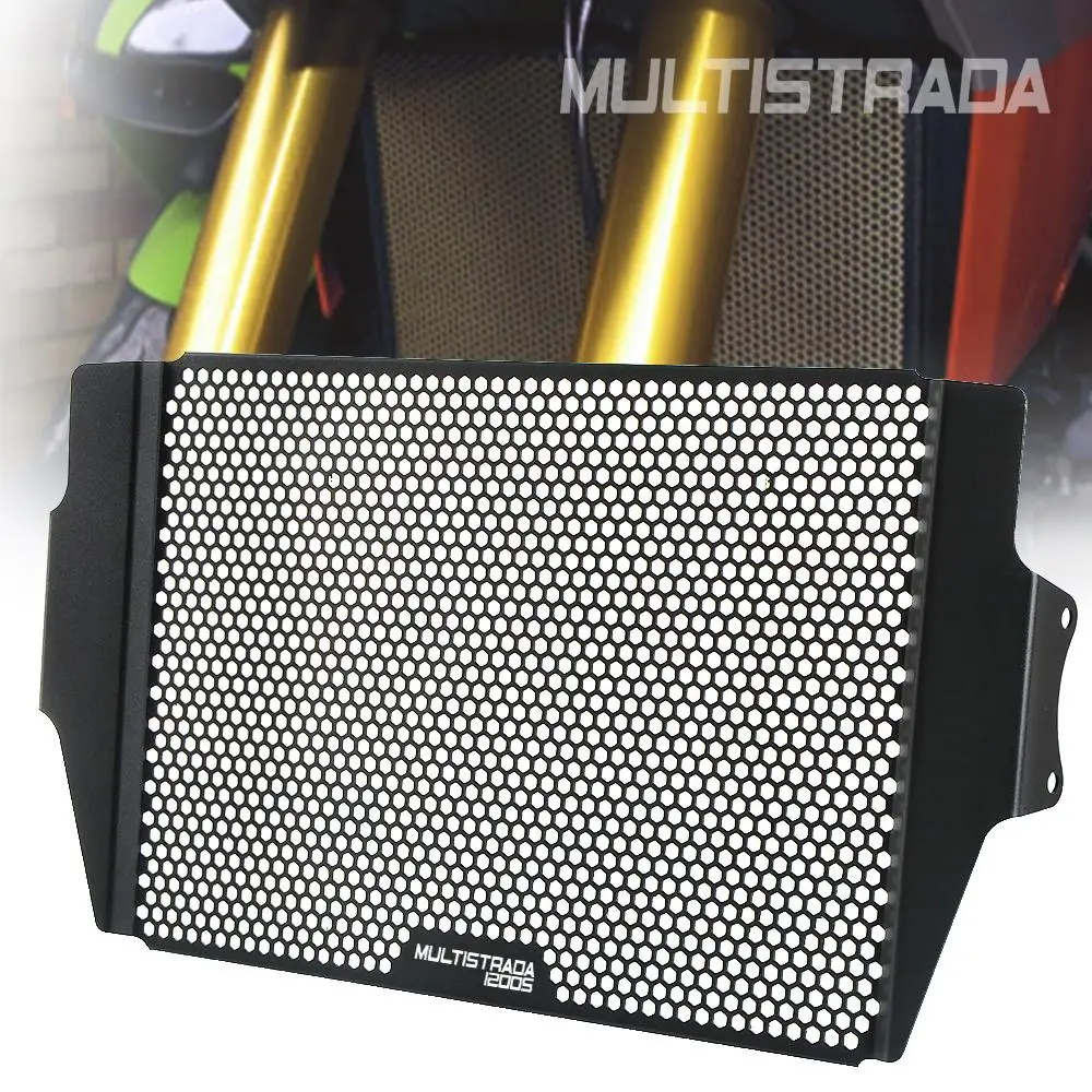 For Ducati Multistrada 1200 Multistrada1200 S 2010 2011 2012 2013 2014 Motorcycle Radiator Guard Protection Grille Grill Cover | Автомобили