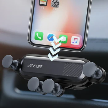 

Car Holder Gravity Car Holder For Phone in Car Air Vent Clip Mount No Magnetic Mobile Phone Holder For iPhone 11 Pro Samsung