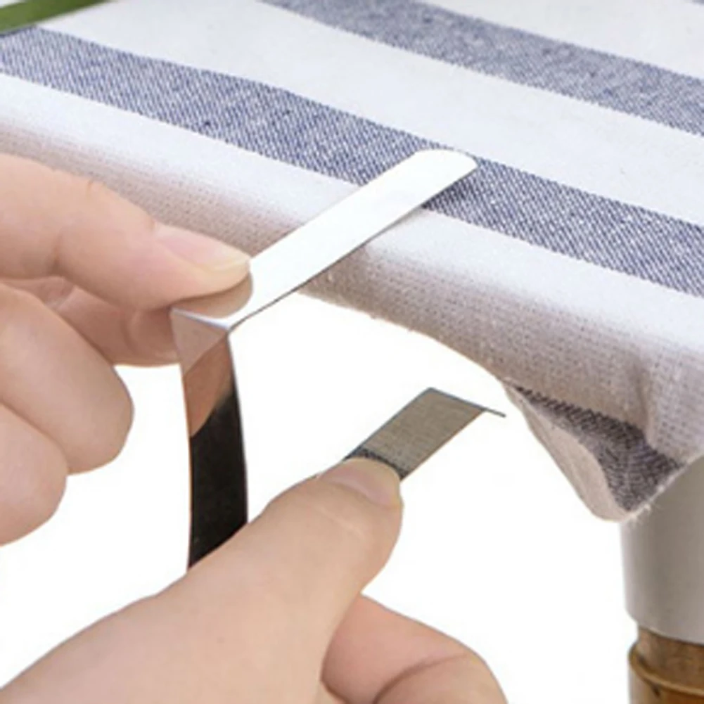 Fashion 12Pcs Desk Table Cloth Tablecloth Cover Clip Clamp Holder Party Stainless Steel Convenient Table Cloth Clip