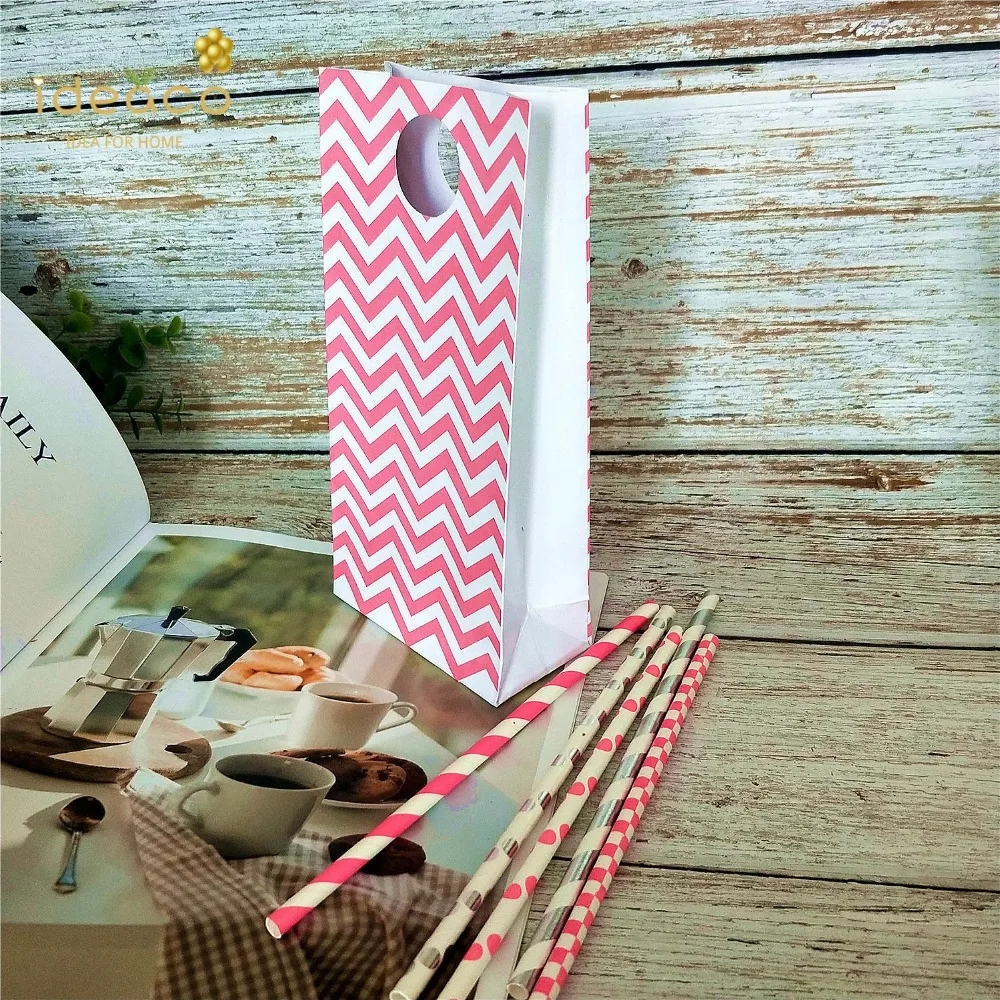 pink gift candy bags box wedding15
