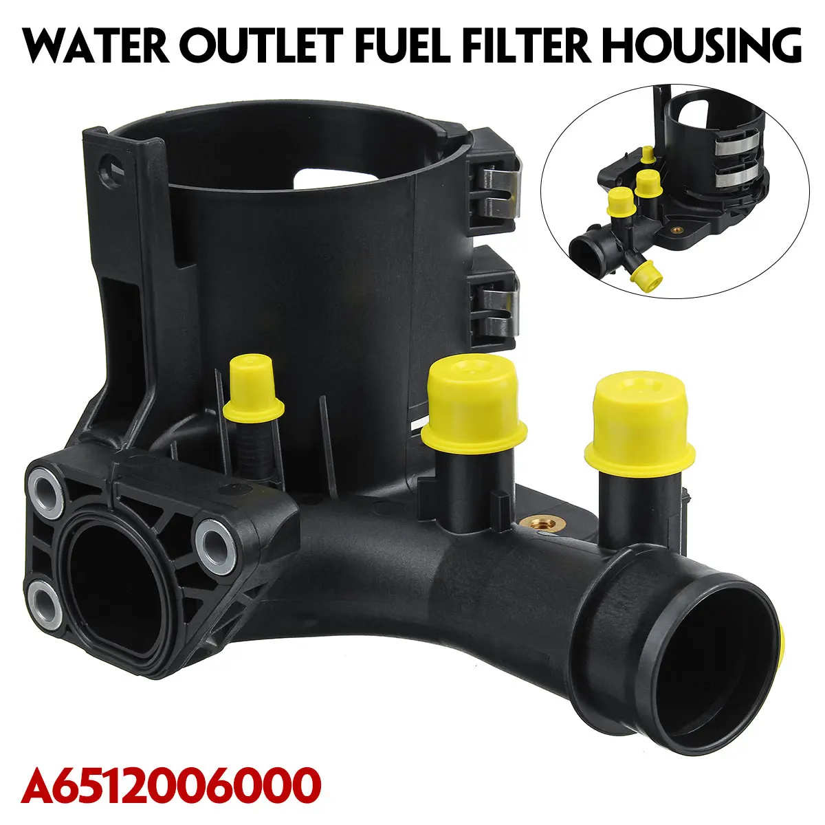 Water Outlet Fuel Filter Housing For MercedesBenz OM651 A6512006000
