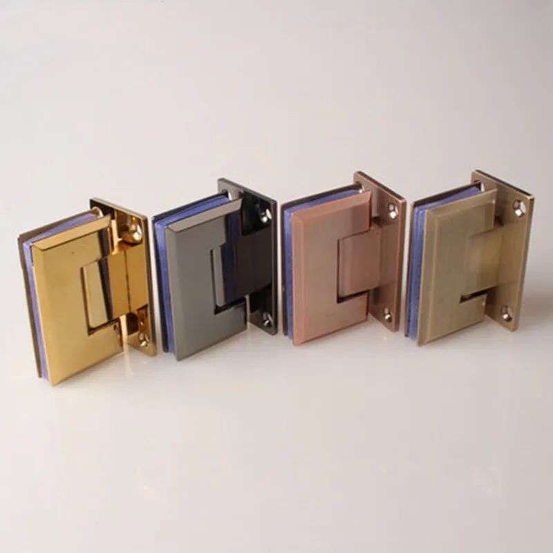 Solid precision cast 304 stainless steel glass door hinge bathroom clip glass door hinge 90 degrees(DG33350)