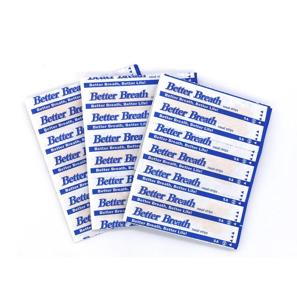 300pcs=10boxes/lot (55x16mm) Prefessional Manufacturer Anti Snoring Nasal Strip Better Breath Nose Strips to Make Breath Right 5