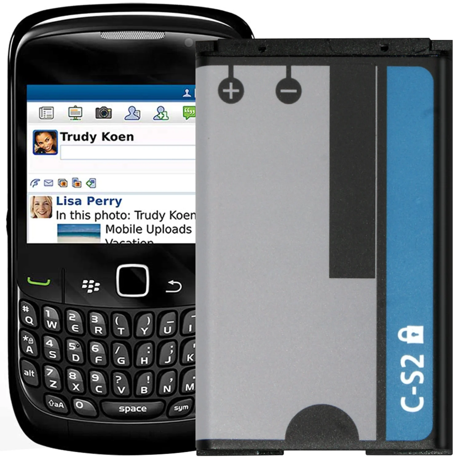 Аккумулятор C-S2 для Blackberry Curve 9330 запасная часть ремонта | Мобильные телефоны и