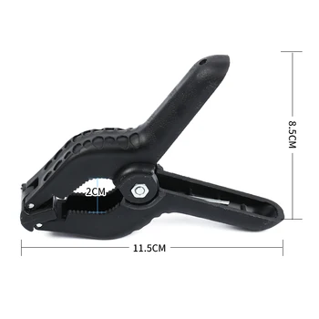 Photography Heavy Duty Muslin Clamps 6CM Photo Spring Clamps Plastic Nylon Clamps For Green Screen & Fixed Backdrop Muslin 4