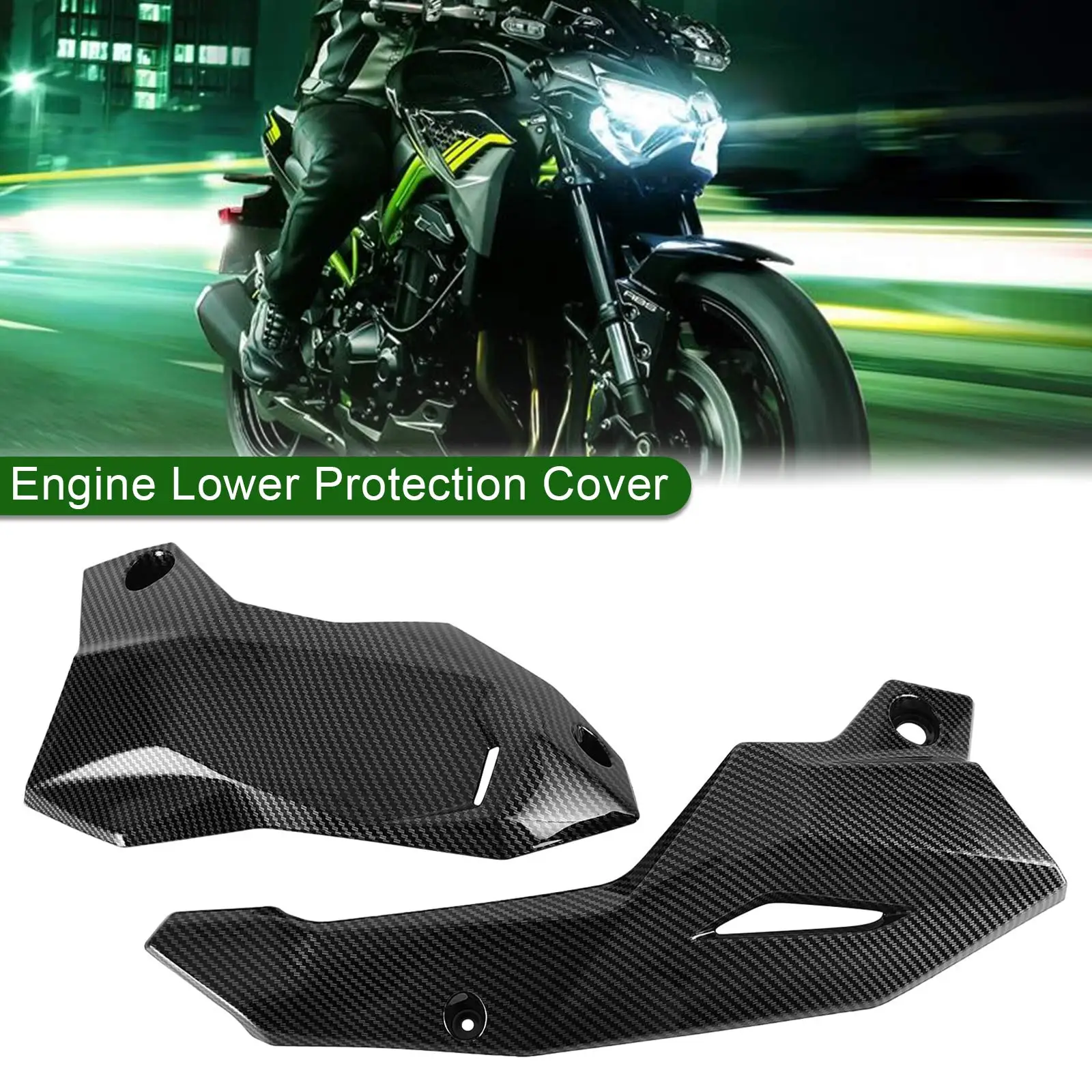

Topteng ABS Нижняя Защитная крышка двигателя, защитный обтекатель для KAWASAKI Z900 2020-2021, аксессуары для мотоциклов