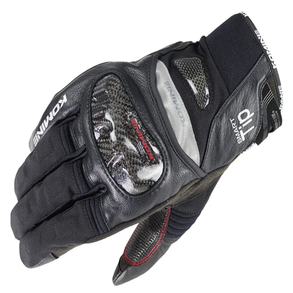 

Winter GK819 motorcycle gloves plus velvet anti-skid racing car warm riding touch screen hard shell gloves