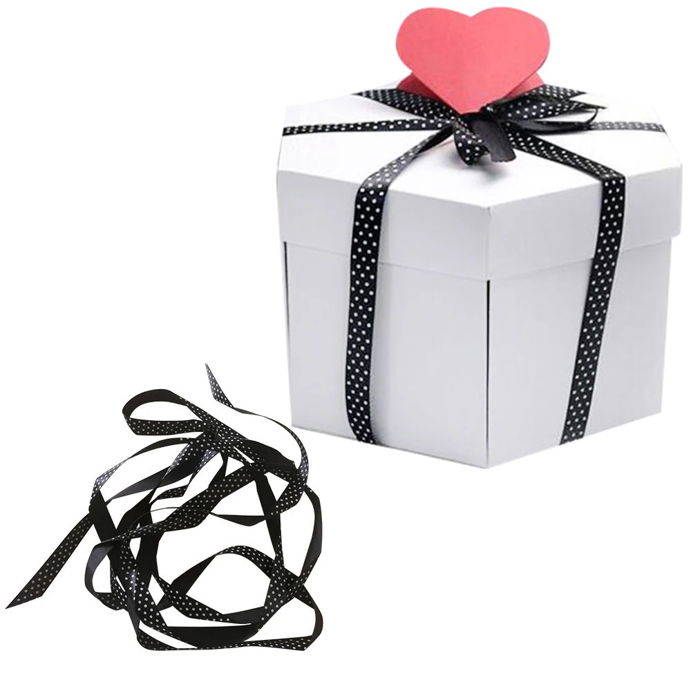Шестигранный сюрприз Взрывная коробка DIY альбом для скрапбукинга на День святого Валентина Свадебный подарок