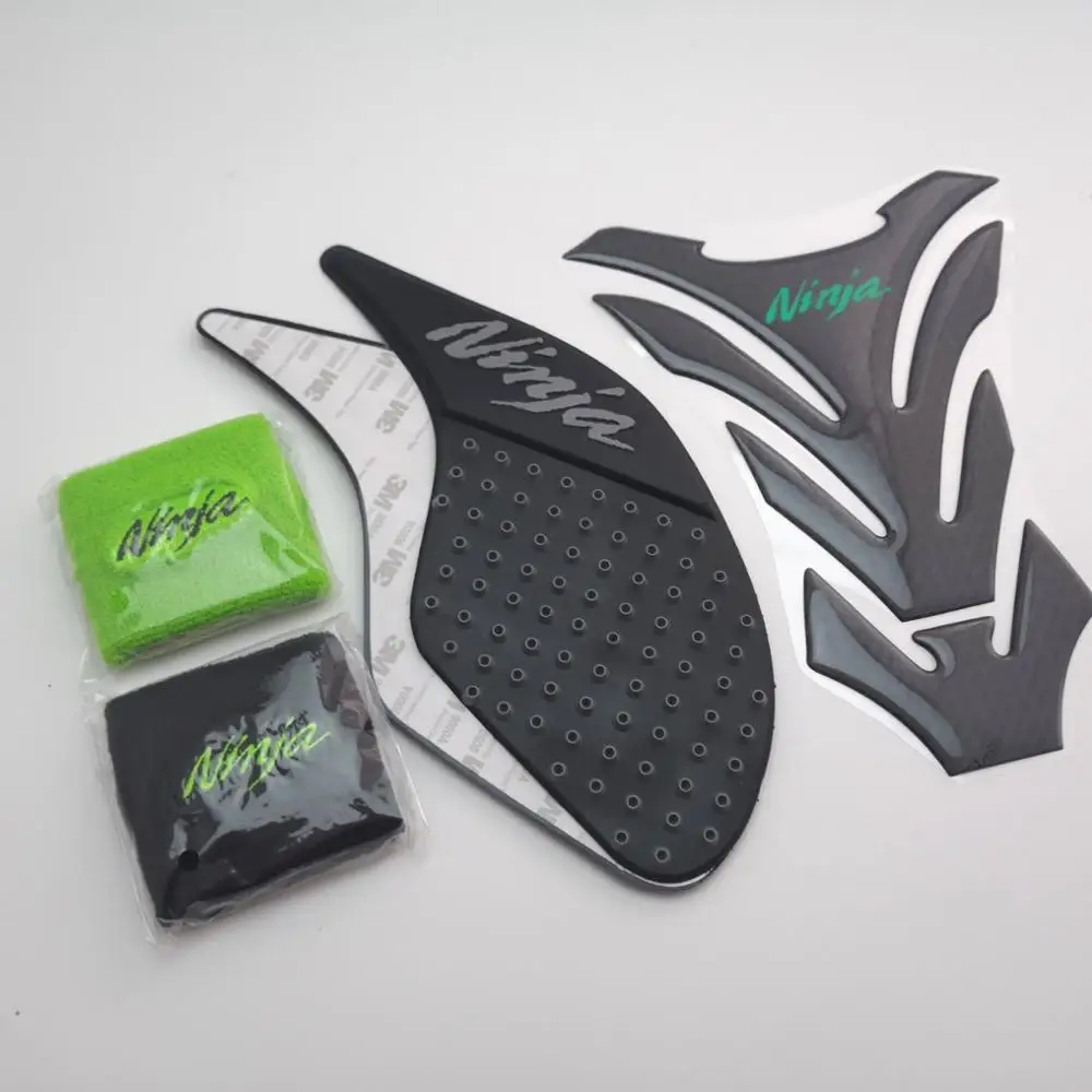 Боковая накладка+ бачок+ передний тормоз резервуар носки для Kawasaki Ninja 300 250 ZX-6R ZX6R ZX7R ZX9R ZX10R ZX12R ZX14R - Цвет: Grey