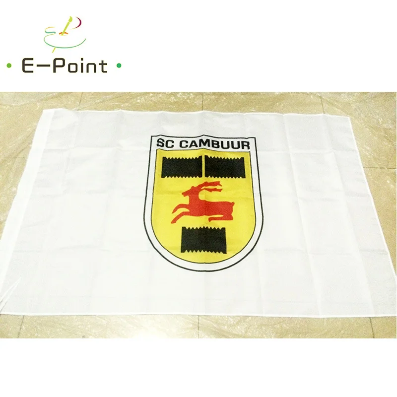 Голландский Cambuur Leeuwarden 3 фута* 5 футов(96*144 см) размер рождественские украшения для домашнего флага баннер Тип C подарки