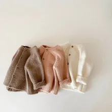 Dibeberabbit детская одежда, вязаный осенний кардиган для девочек, пальто, шерстяной детский свитер для девочек, кардиган для малышей, куртка для мальчиков, свитер Dibeberabbit детская одежда, вязаный осенний кардиган для девочек, пальто, шерстяной детский свитер для девочек, кардиган для малышей, куртка для мальчиков, свитер