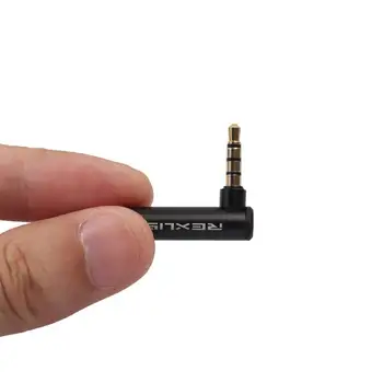 

90 Degree Right Angled 1/5PC 3.5mm Male to Female Adapter Audio Microphone Jack Stereo Plug Connector Hot
