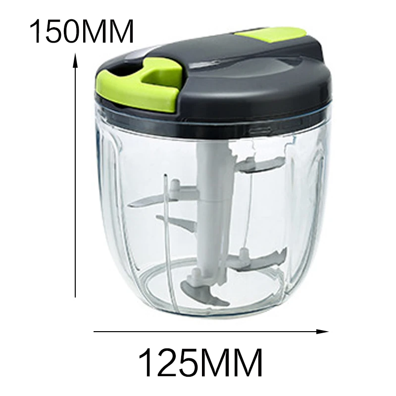 new 900ml Многофункциональный измельчитель овощей из нержавеющей стали 6 комплектов измельчитель ломтерезки полоски устройство руководство мясорубка измельчитель сыра - Цвет: new 900ml