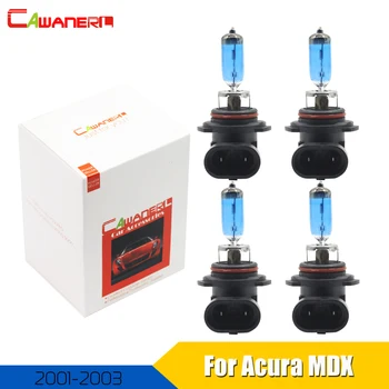 

Cawanerl For Acura MDX 2001 2002 2003 100W Halogen Bulb Lamp Warm White 4300K 12V Car Styling Headlight High Low Beam 4 Piece