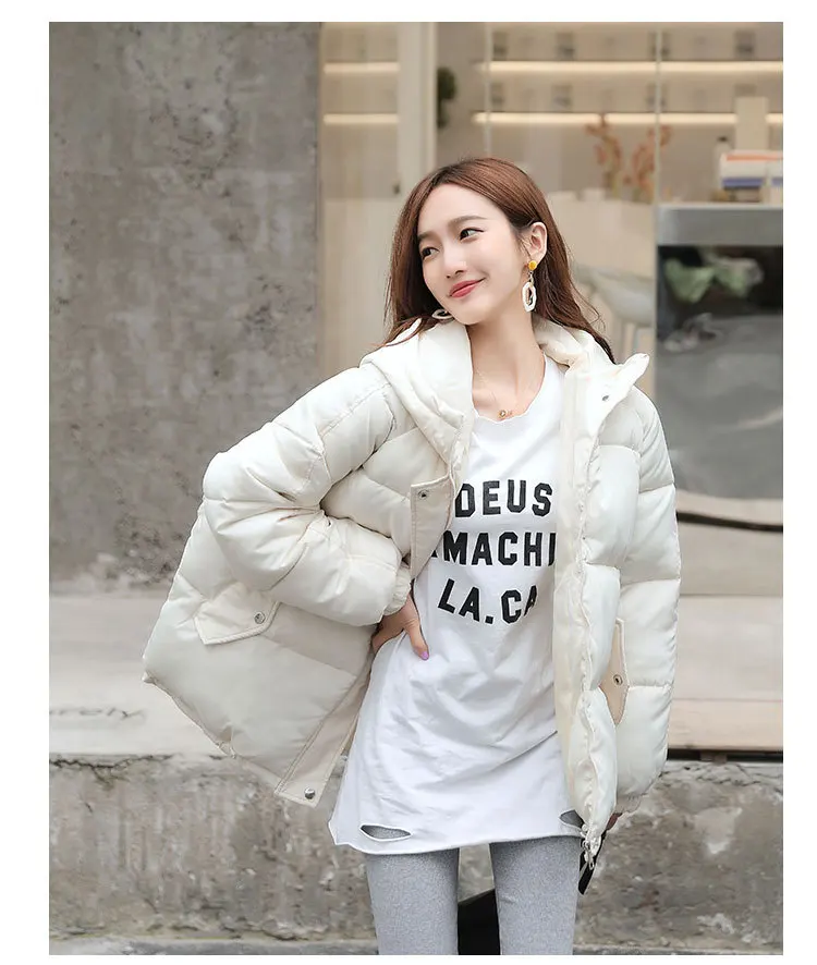 Winter women Parkas coat 2020 casual thicken warm hooded padded jackets Female solid colorful styled outwear snow jacket