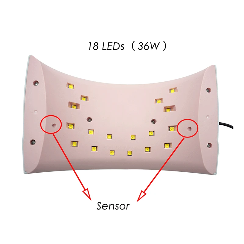 Clou Beaute 36 Вт LED/UV 30s 60s таймер лампа для ногтей инфракрасное зондирование