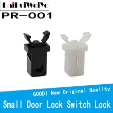 Serrure de porte pour climatiseur MS PR001 PR 001, petit verrou de porte noir et blanc pour boitier de télévision EVD DVD, 20 pièces/lot