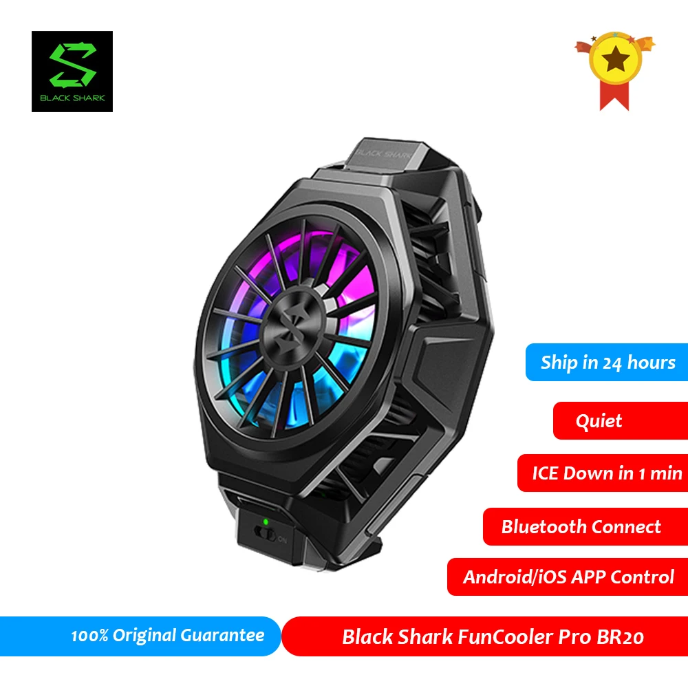 Оригинальный черный Shark 2 3 FunCooler Pro BR20 приложение Управление Bluetooth мобильный