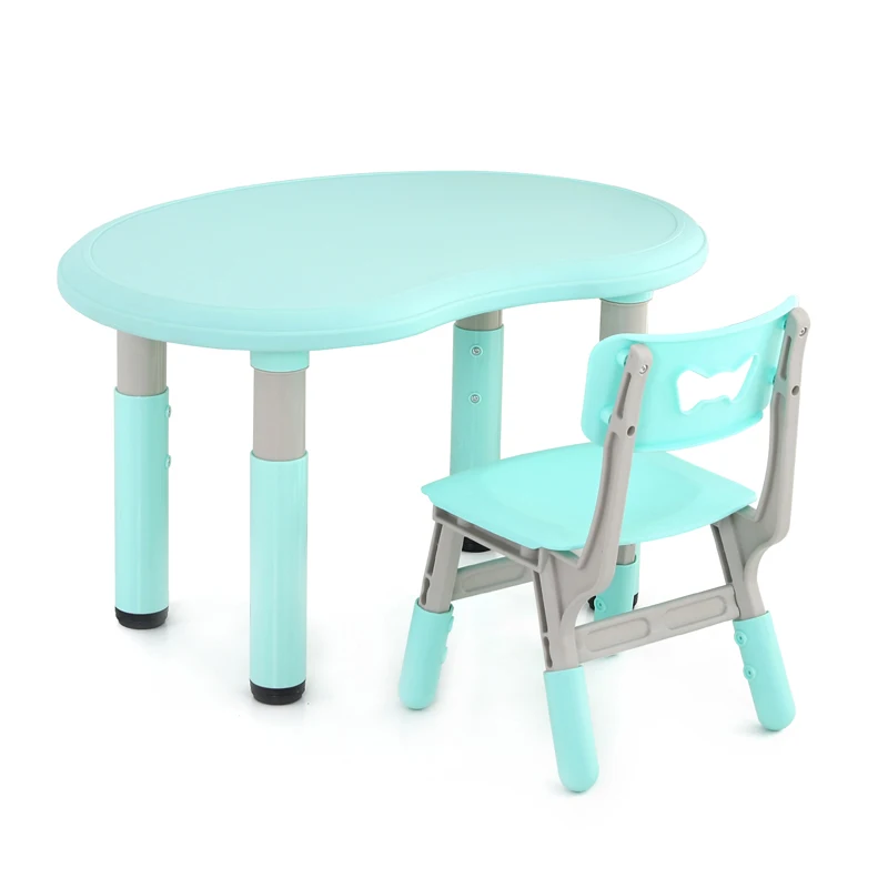 

Children's Desks And Chairs Set, Kindergarten Home Plastic Game Table, Dining Table, Painting Table, Lifting Baby's Writing Tabl