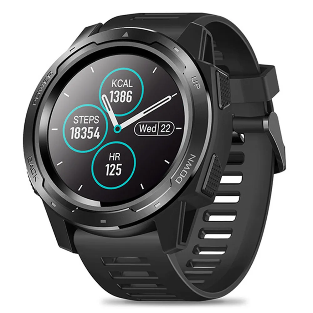 black Zeblaze Смарт-часы VIBE 5 фитнес-трекер Smartwatch монитор сердечного ритма браслет IP67 водонепроницаемый ремешок для мужчин Женский шагомер часы - Цвет: black