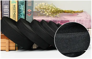 

Black Grosgrain Ribbon Stainband Wired ribbon ruban stain organza ribbon DIY Lint Sewing Clothing accessories Craft supplies