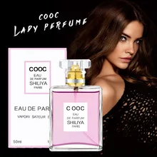 50 мл парфюм для женщин, стойкий аромат для женской парфюмерии, стеклянный флакон, натуральный распылитель воды