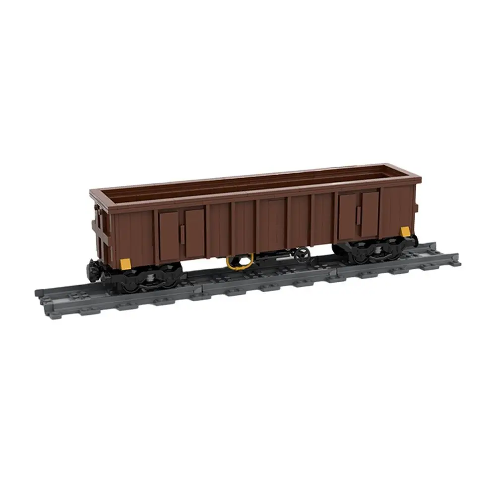 Конструктор MOC 49950 с грузовиком поездом-каретой высокоскоростной