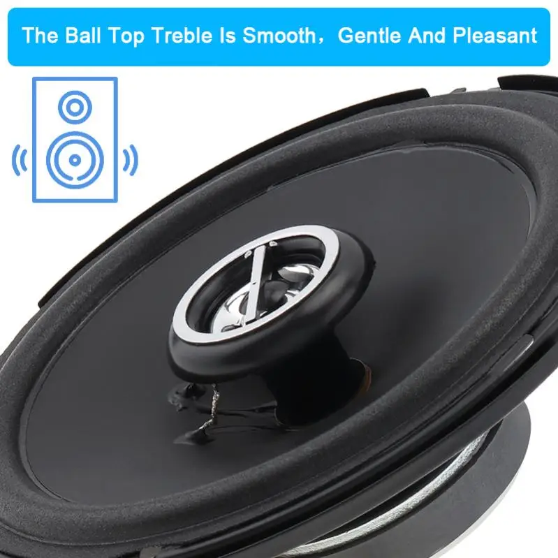 2pcs 600W 6 Inch Universal Car Coaxial Speakers Audio Stereo Full Range Frequency HiFi for Car Auto Loudspeakers