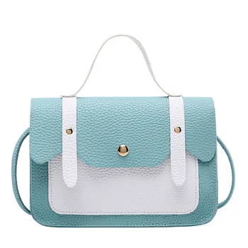

Contrast Shoulder Square Sling Bag New Crossover Shoulder Bag/Hand Bag Bag luxury handbags women bags designer