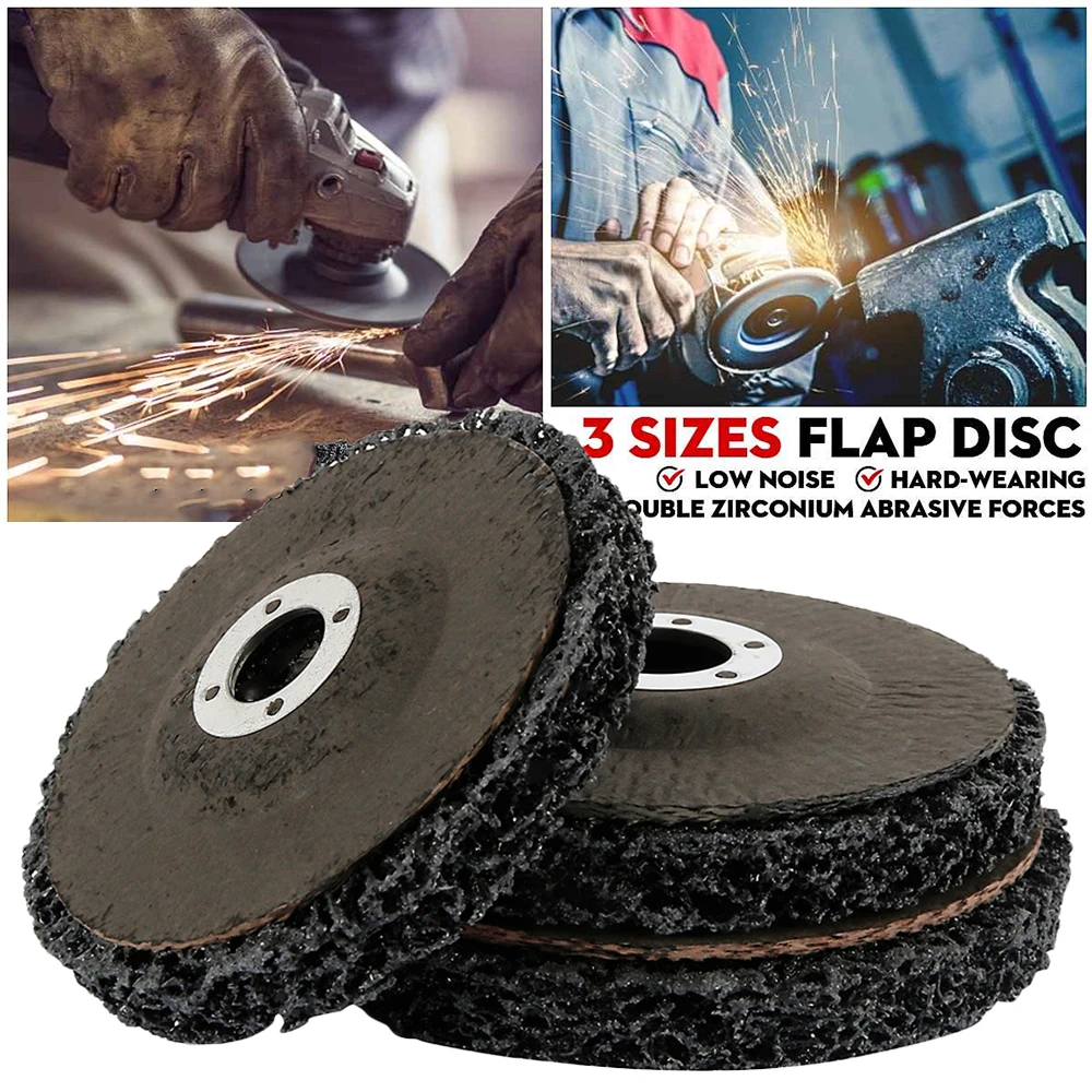 4/'/'//5/" Poly Strip Disc Abrasive Wheel Paint Rust Removal Clean Angle Grinder